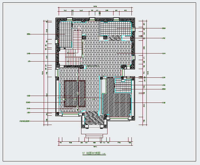老年中式三层别墅室内施工图（含效果图）_图1