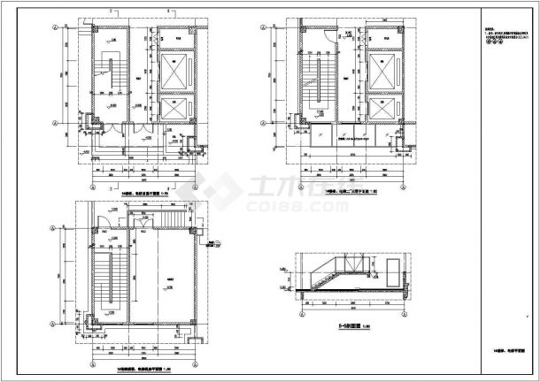 工厂三层厂房建筑施工设计方案图纸-图二