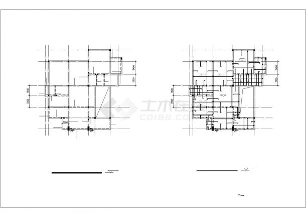 【上海】某别墅建筑结构设计施工图纸-图二