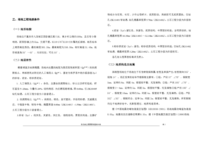 西部开发省际公路重庆绕城公路南段路基工点地质勘察资料_图1