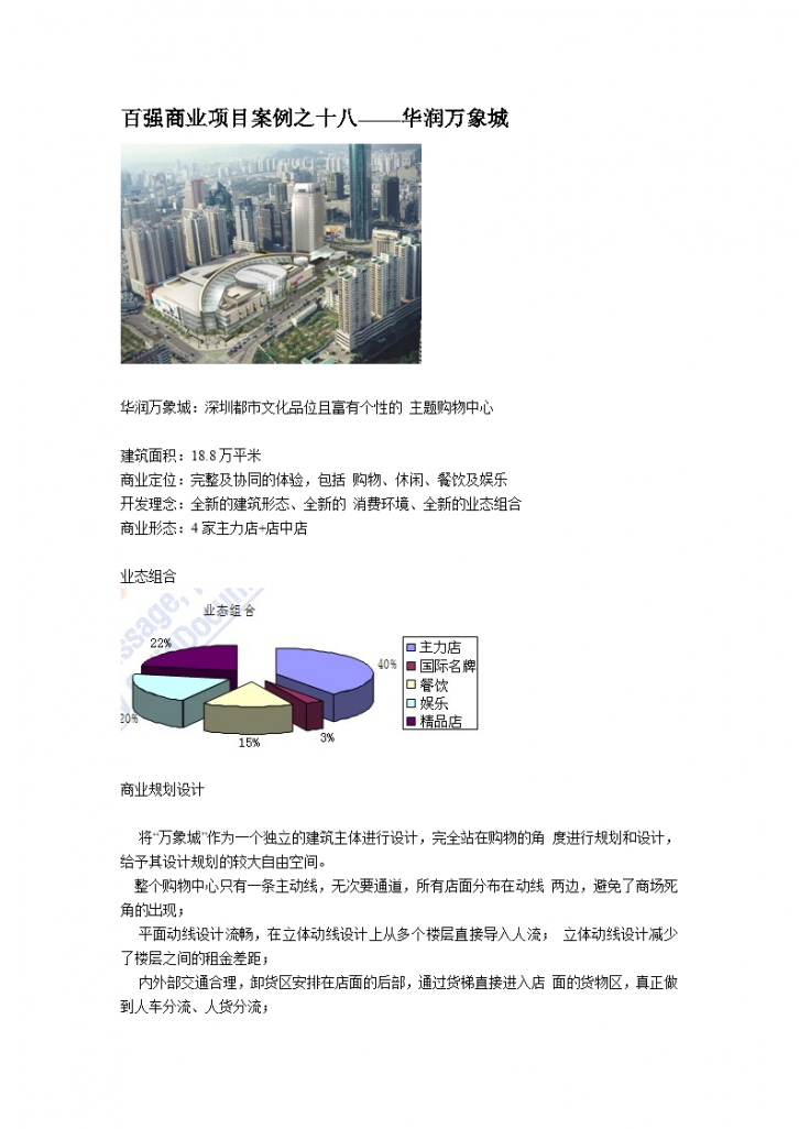百强商业地产项目案例之十八--深圳华润万象城-图一