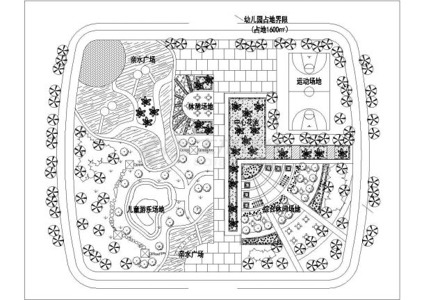 邯郸市永年某小区规划设计图（含休闲绿地）-图二