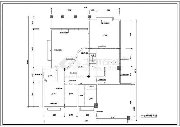 【上海】某豪华小区别墅住宅楼给排水设计图纸-图二