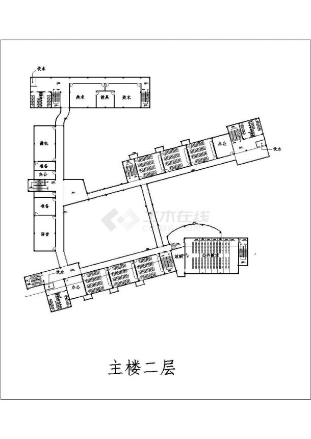 常州市武进区学校18班小学设计图-图二