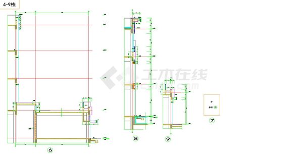 4，7，8栋墙身及节点大样图（布局1-3）CAD-图二