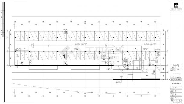 中建·梅溪湖中心项目地下二层放大平面图CAD图.dwg-图一