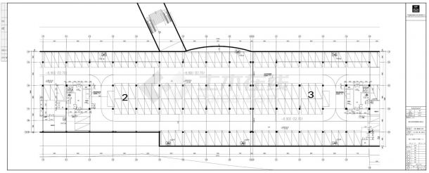 中建·梅溪湖中心项目地下二层放大平面图CAD图.dwg-图二