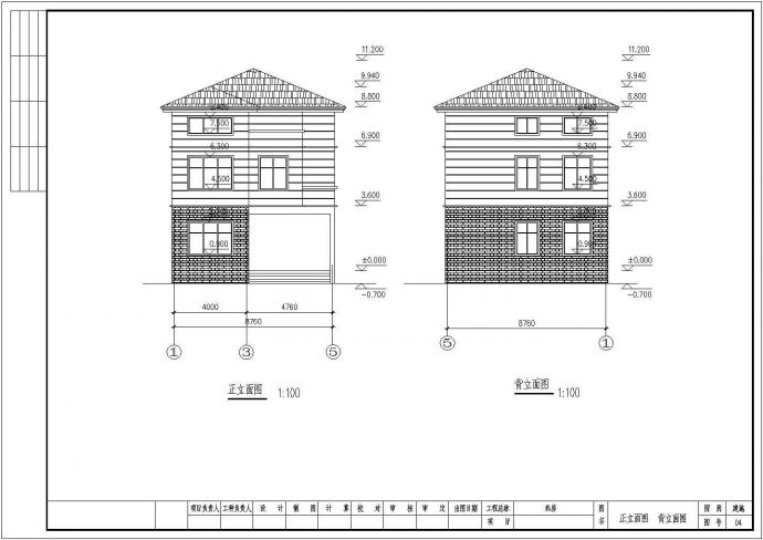 某二层212.5平米新农村阁楼房建筑施工图（含结构图）_图1