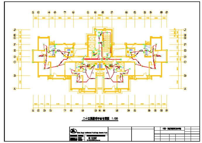 【北京】某高层框架商业建筑电气施工图_图1