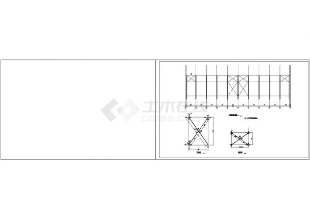 某地24米单跨厂房结构设计施工图-图二