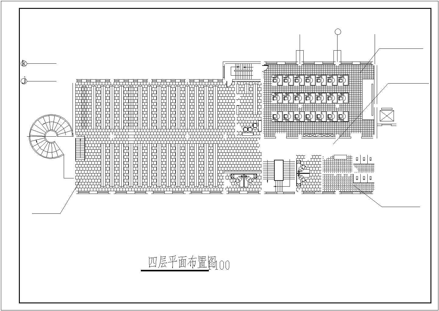 某情报楼装修方案设计施工图（全集）