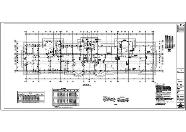 【山东】某十层住宅楼结构设计施工图纸-图一