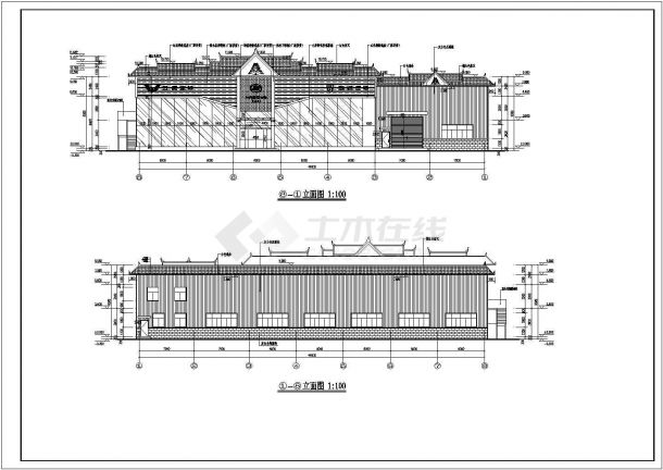 【云南瑞丽】汽车修理厂建筑施工设计图-图二