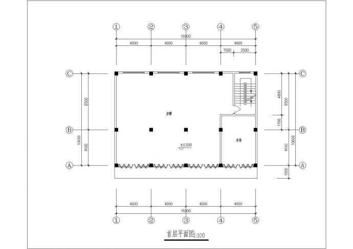 【泗阳县】多层现代风格别墅楼建筑设计图_图1