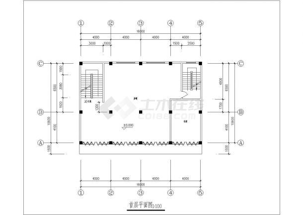 【泗阳县】多层现代风格别墅楼建筑设计图-图二