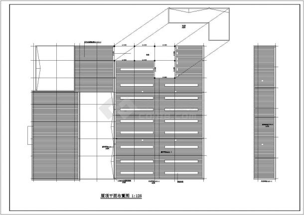 广汽本田汽车4S店厂房二期建筑设计图纸-图一