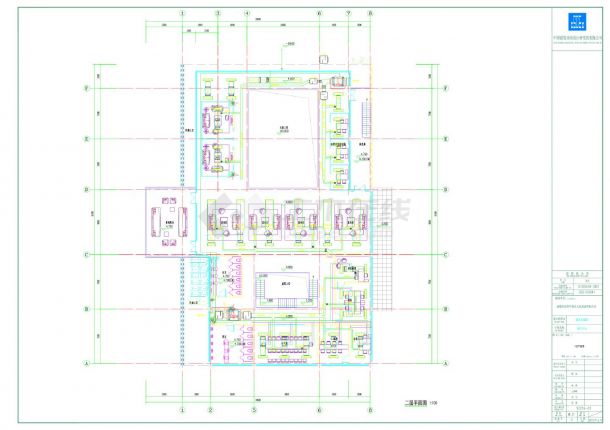 售楼处暖通提电资料CAD-图一