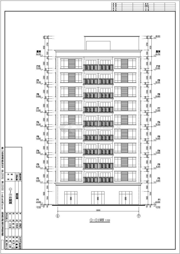 【广东】商住楼建筑经典户型全套（加建筑构造表）-图一