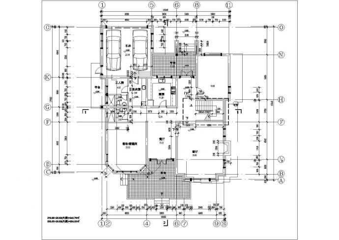 【广东】某别墅建筑设计施工方案图_图1