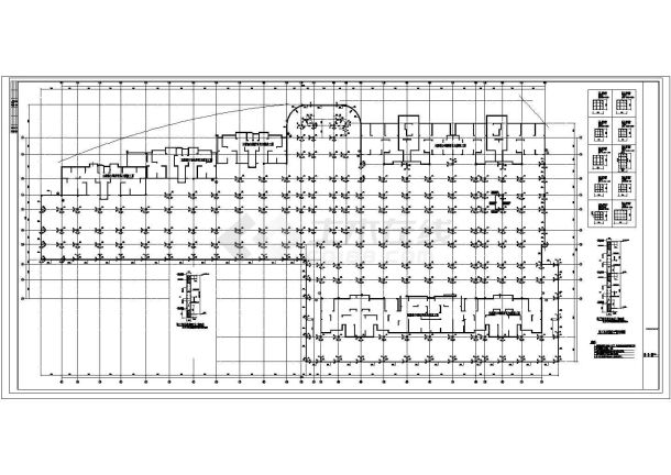 【南京】某地下车库结构设计施工图纸-图二