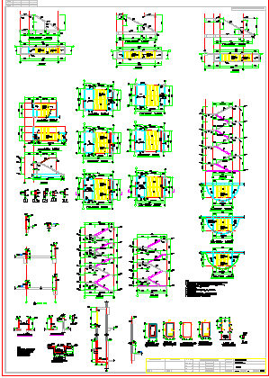 框架结构商务用房结构设计施工图纸_图1