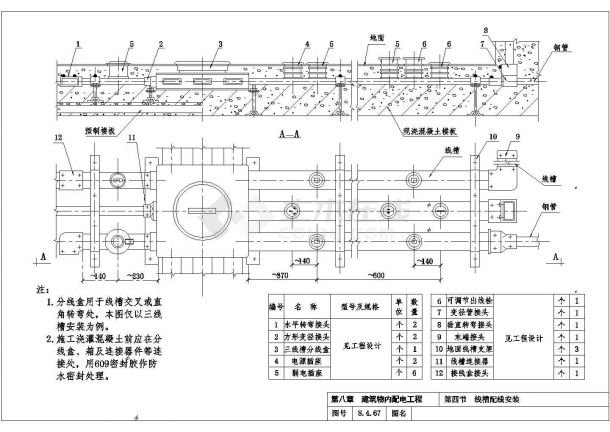 10KV变电所8-4线槽配线安装图14-图二