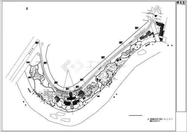 【成都】香洲半岛环境景观建筑设计施工图-图一