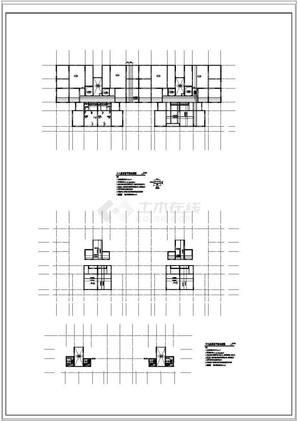 某高层住宅楼框剪结构设计施工图（18张）-图二