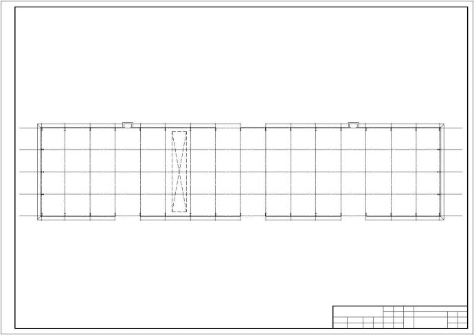 某两层钢框架结构仓库设计施工图_图1