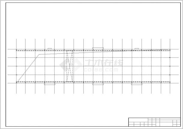 某两层钢框架结构仓库设计施工图-图二