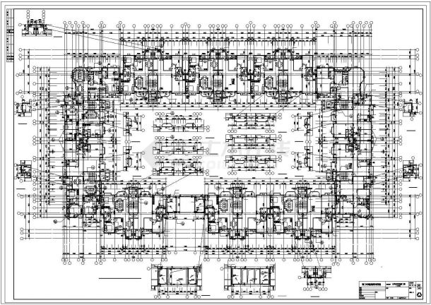 【浙江】坂田城建筑结构设计施工图纸-图一