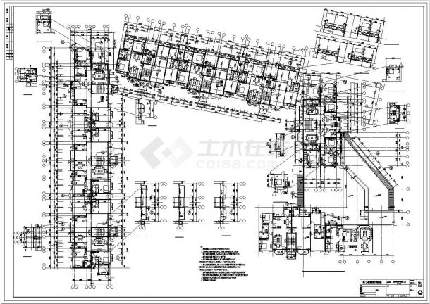 【浙江】坂田城建筑结构设计施工图纸-图二