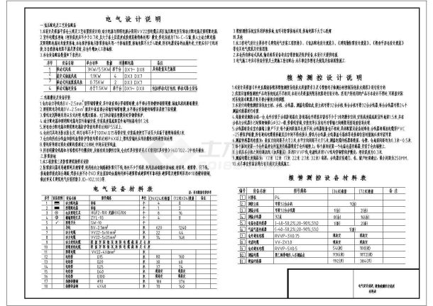 粮食储备库平房仓含防雷电气平面图-图一