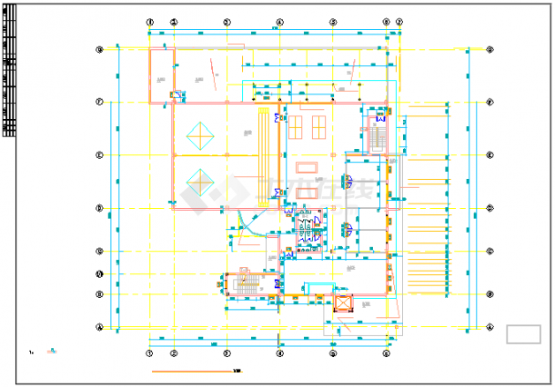 【浙江】某会所建筑设计施工图（含效果图）-图一