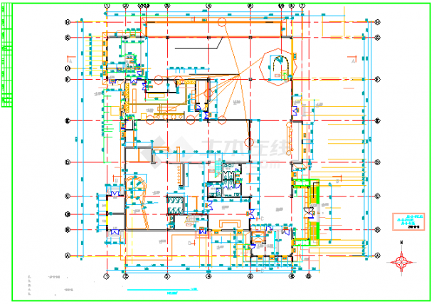 【浙江】某会所建筑设计施工图（含效果图）-图二
