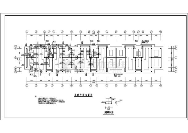 某经典多层住宅楼结构施工图（混凝土）-图一
