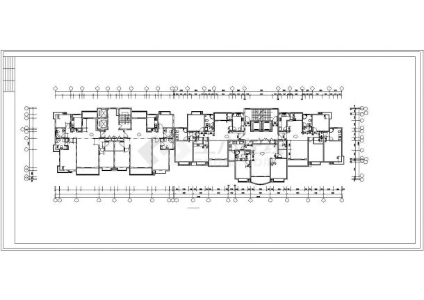 【江苏】某板式高层住宅建筑设计图纸-图一