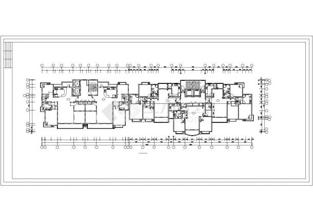 【江苏】某板式高层住宅建筑设计图纸-图二