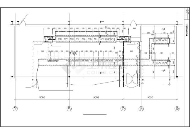 带电3000KVA高低压配电室的厂房设计图-图一