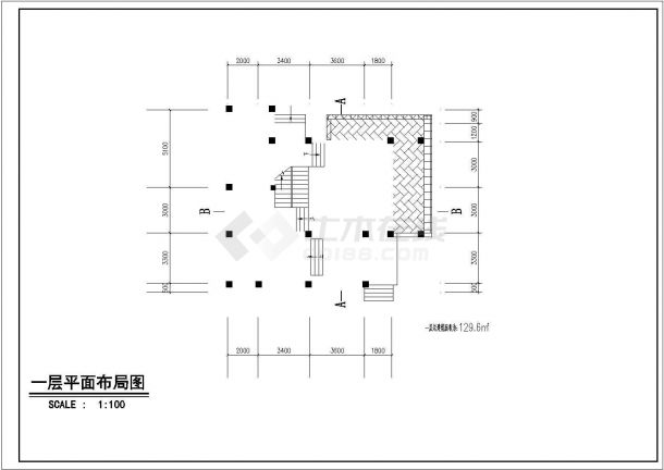 【浙江】某地私人别墅建筑设计施工图-图二