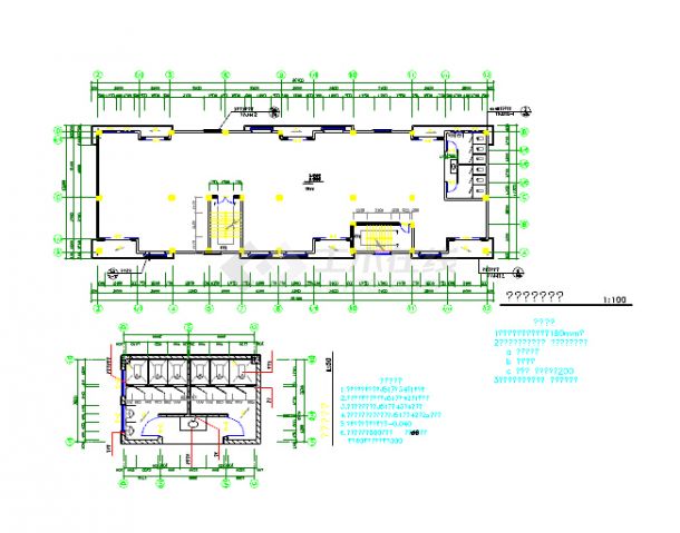 4层区粮食局商业用房建筑设计施工图-图二