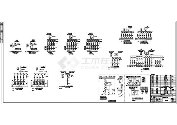 【重庆】某高层塔楼建筑电气设计图-图一