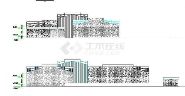 大唐西市规划分析及陶瓷博物馆CAD-图一