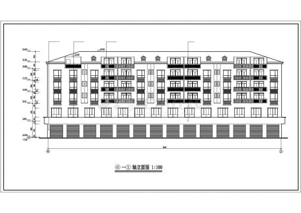 【镇江】某小区住宅楼建筑设计施工图-图一