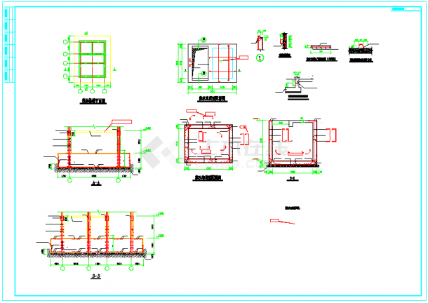 【山西】某基础平面结构设计施工图-图二