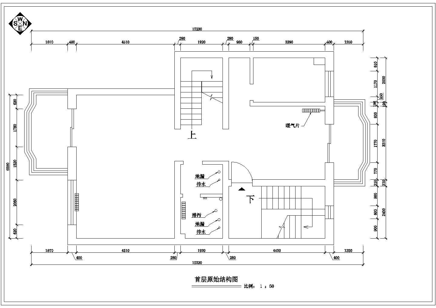 某花园复式房装饰设计施工图和效果图