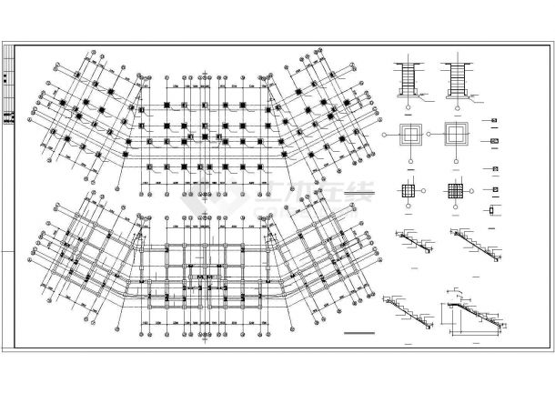 某地砖混结构多层花园洋房设计图纸-图二