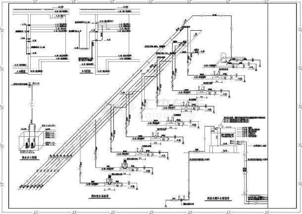 某独立建造的消防泵房+消防水池施工图（2张）-图二