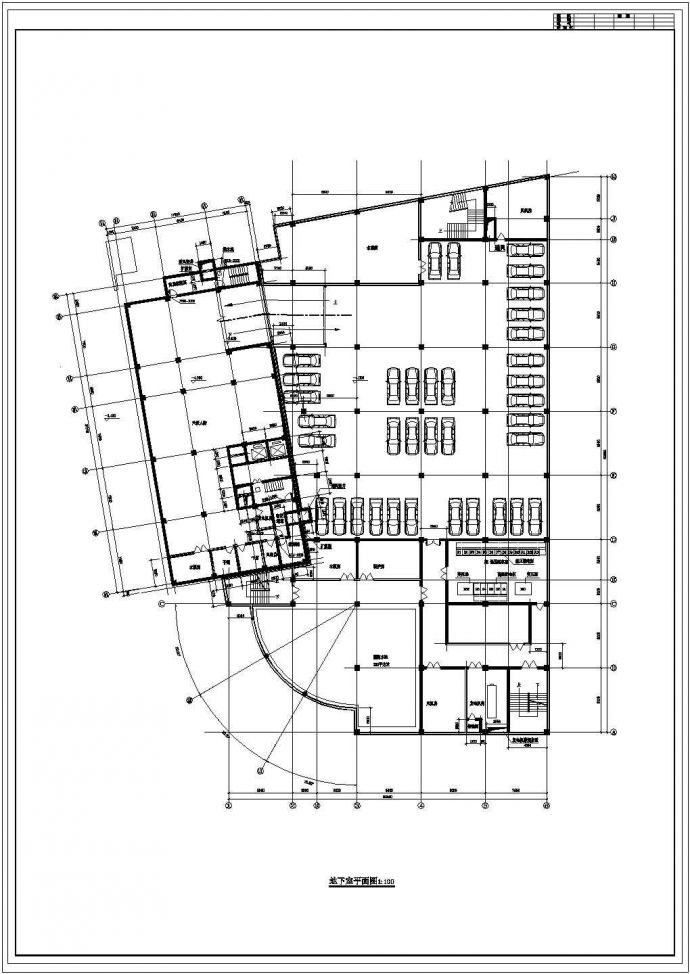 【武汉】某大型商场建筑设计方案图纸_图1