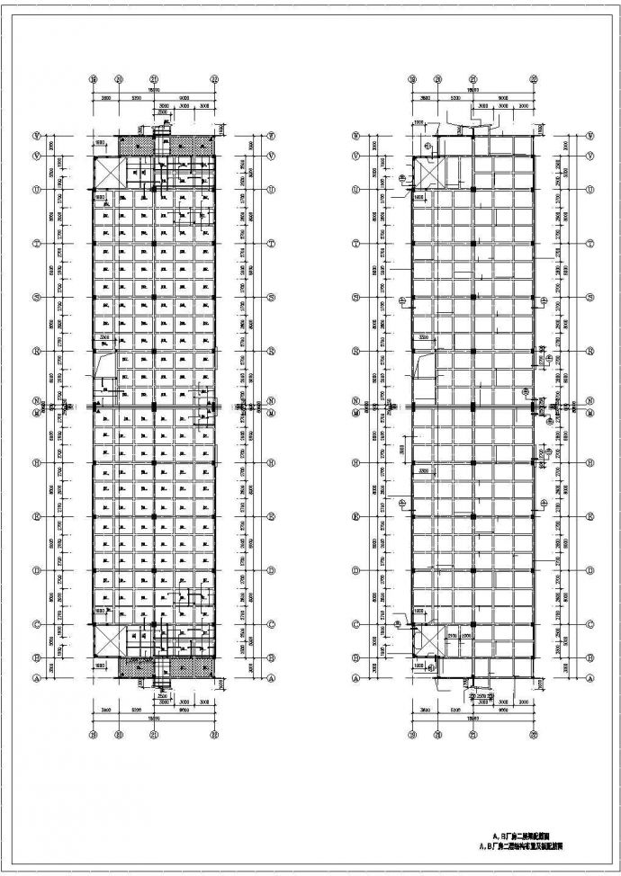 四层框架厂房及办公楼全套结构施工图_图1